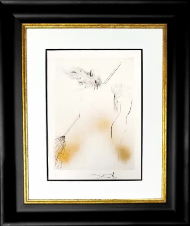 彫版 Dali - Sorcière au Balai