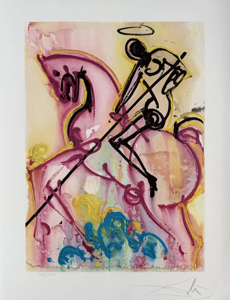 リトグラフ Dali - St. George