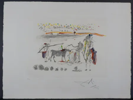 彫版 Dali - Tauramachie Surrealiste The Parrots