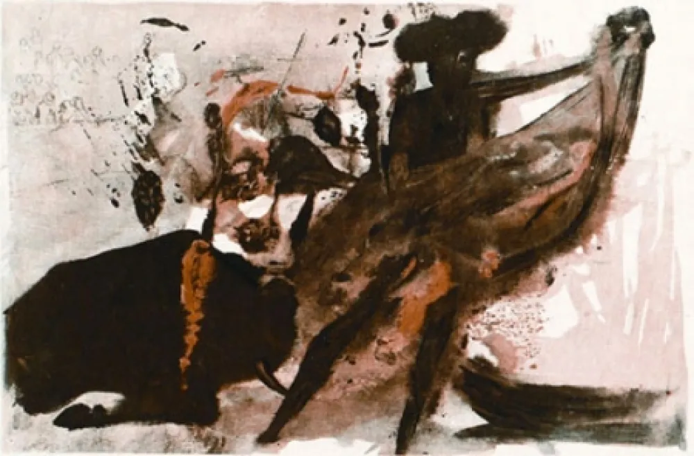 彫版 Dali - Tauromachie individuelle (Bullfight)
