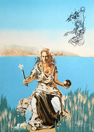 リトグラフ Dali - The Coronation of Gala (The Empress)