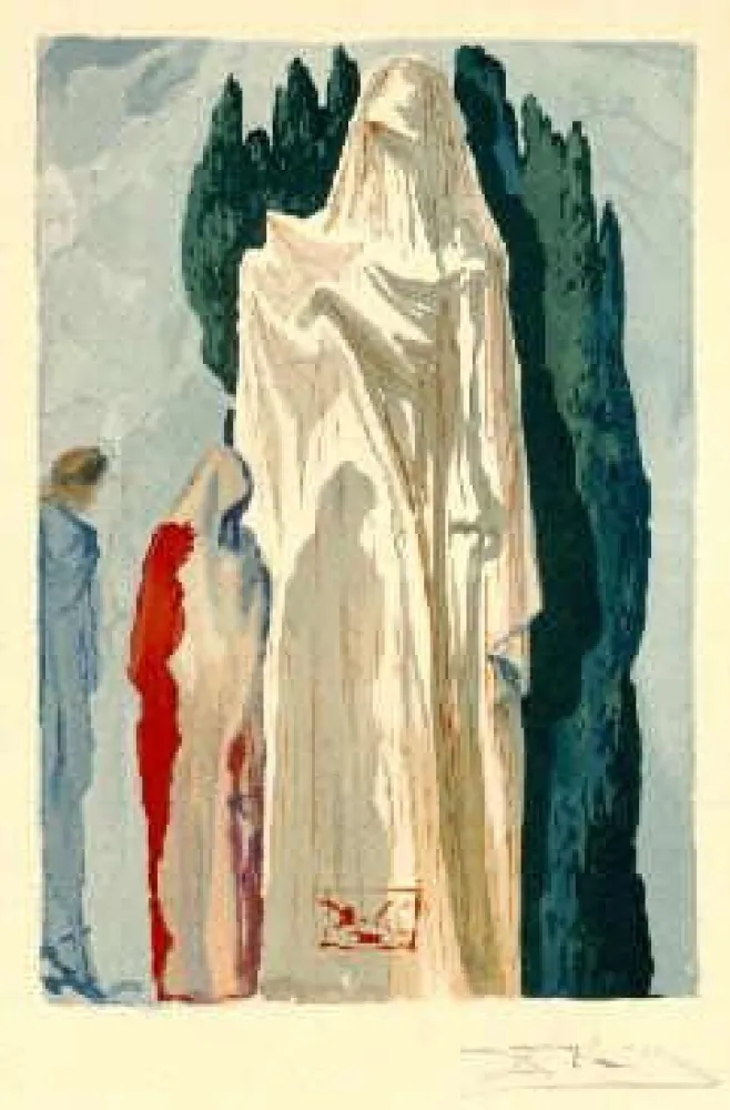 リトグラフ Dali - The Divine Comedy - Hell - Chant 10