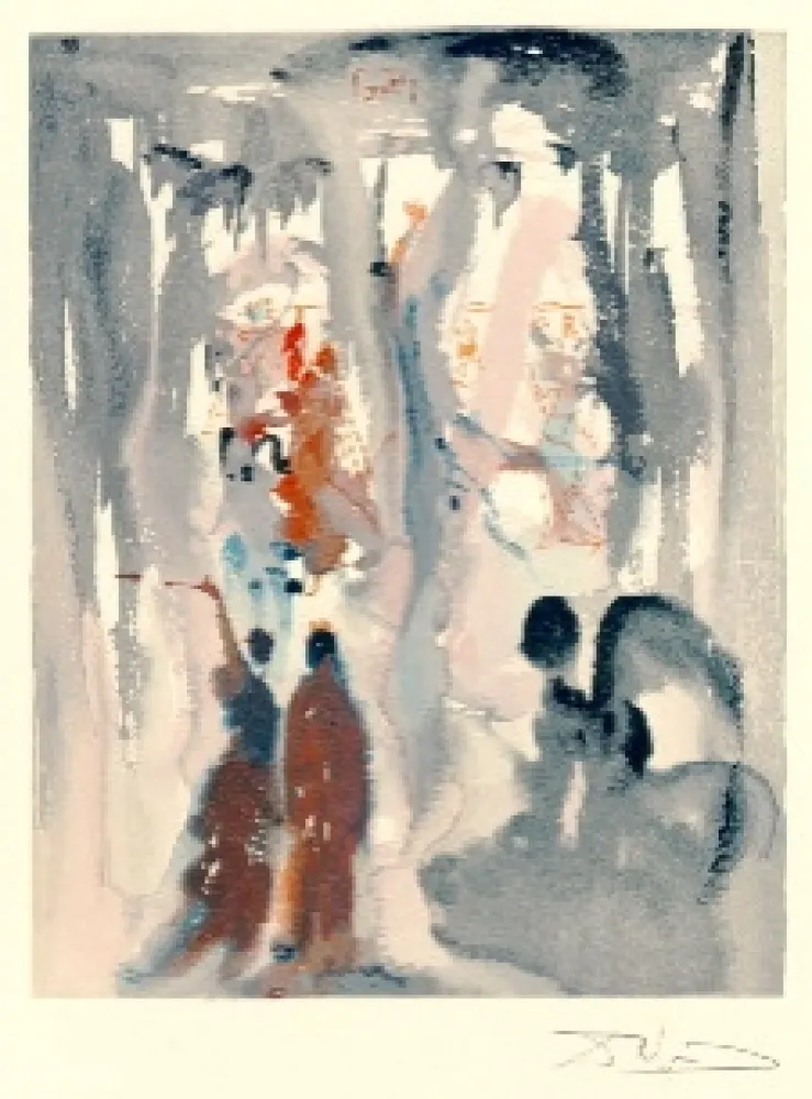 リトグラフ Dali - The Divine Comedy - Paradise - Chant 13