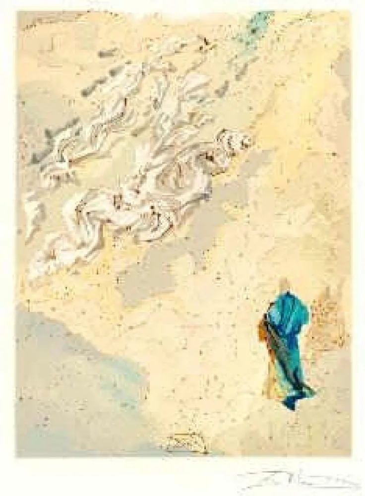 リトグラフ Dali - The Divine Comedy - Paradise - Chant 20