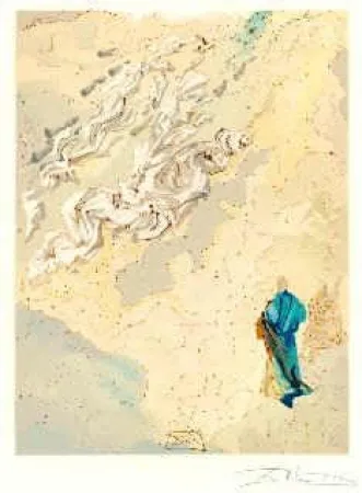 リトグラフ Dali - The Divine Comedy - Paradise - Chant 20
