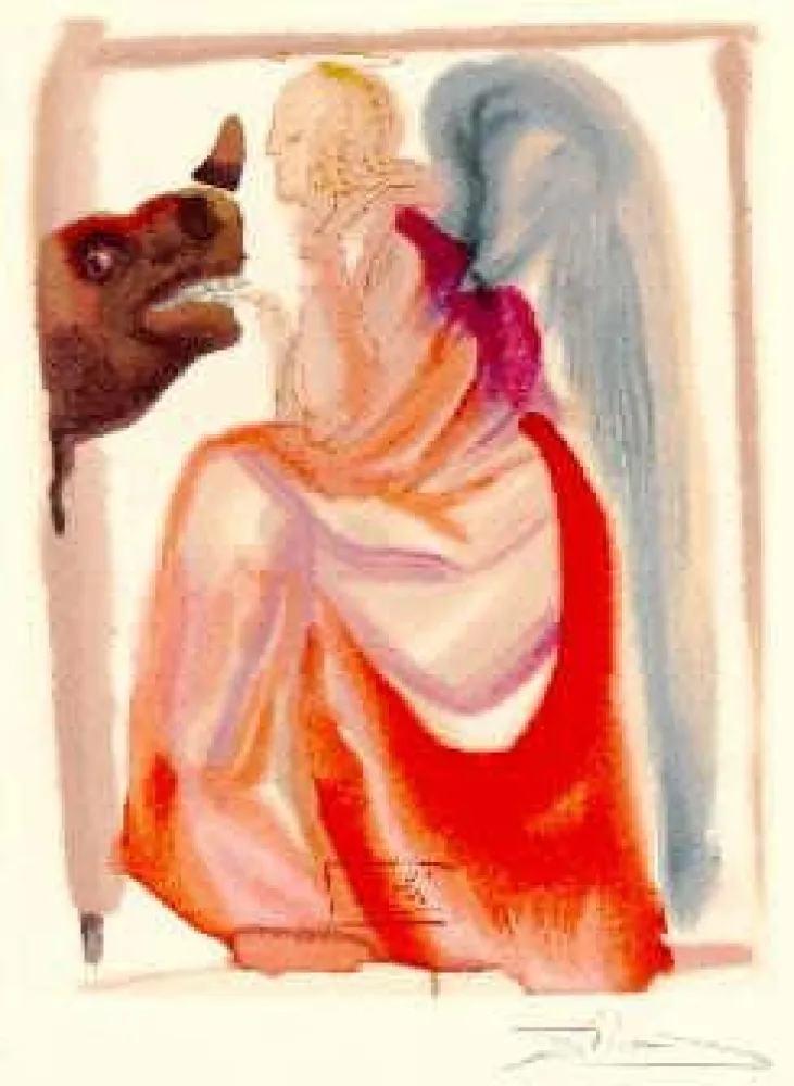 リトグラフ Dali - The Divine Comedy - Paradise - Chant 6