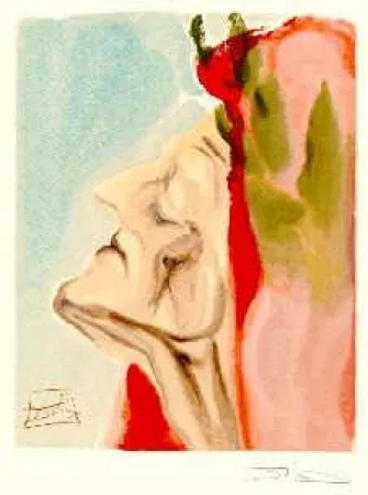 リトグラフ Dali - The Divine Comedy - Paradise - Chant 7