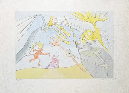 ポイントーセッシュ Dali - The Elephant and Jupiter's Monkey