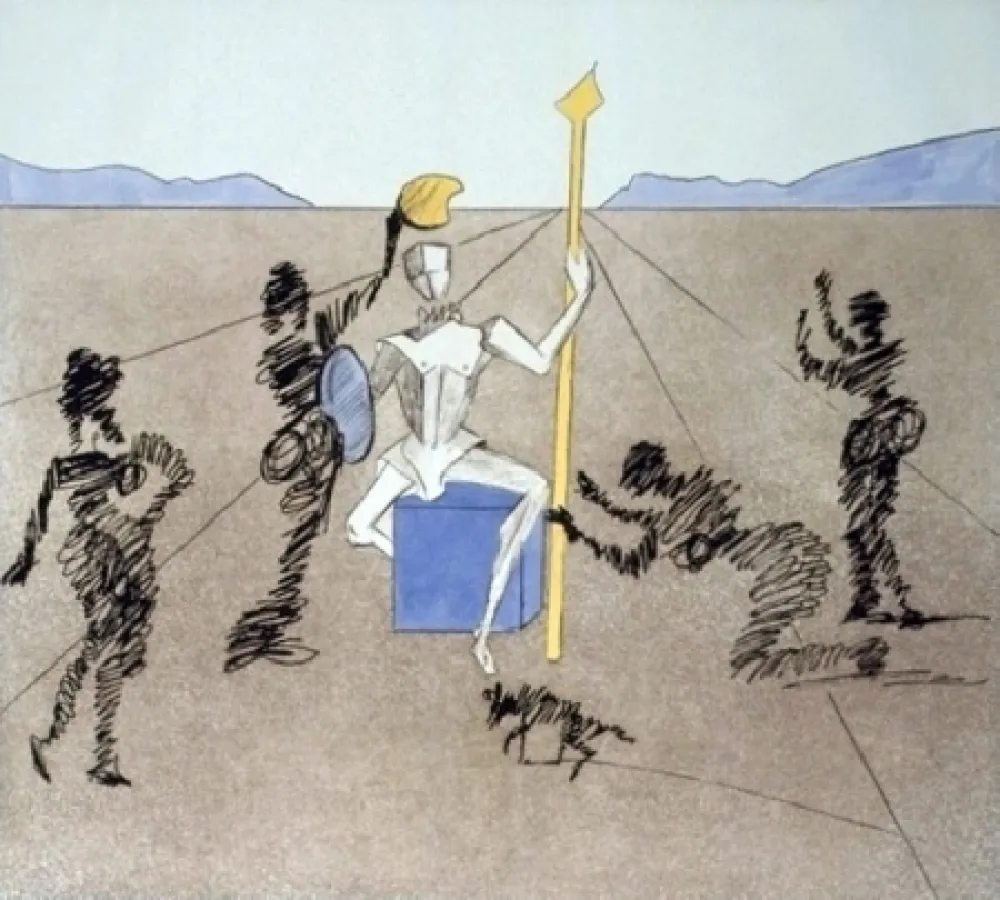 エッチングと　アクチアント Dali - The Helmet Of Mandrino