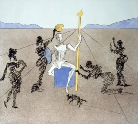 エッチングと　アクチアント Dali - The Helmet Of Mandrino