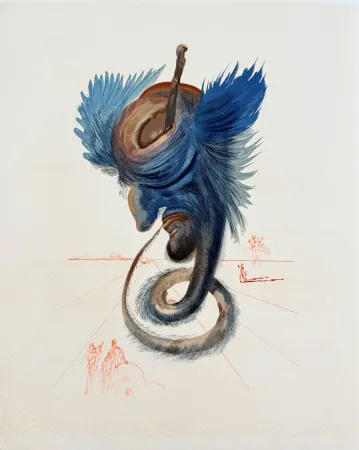 木版 Dali - The Inferno, Canto 20 - Devins et sorciers