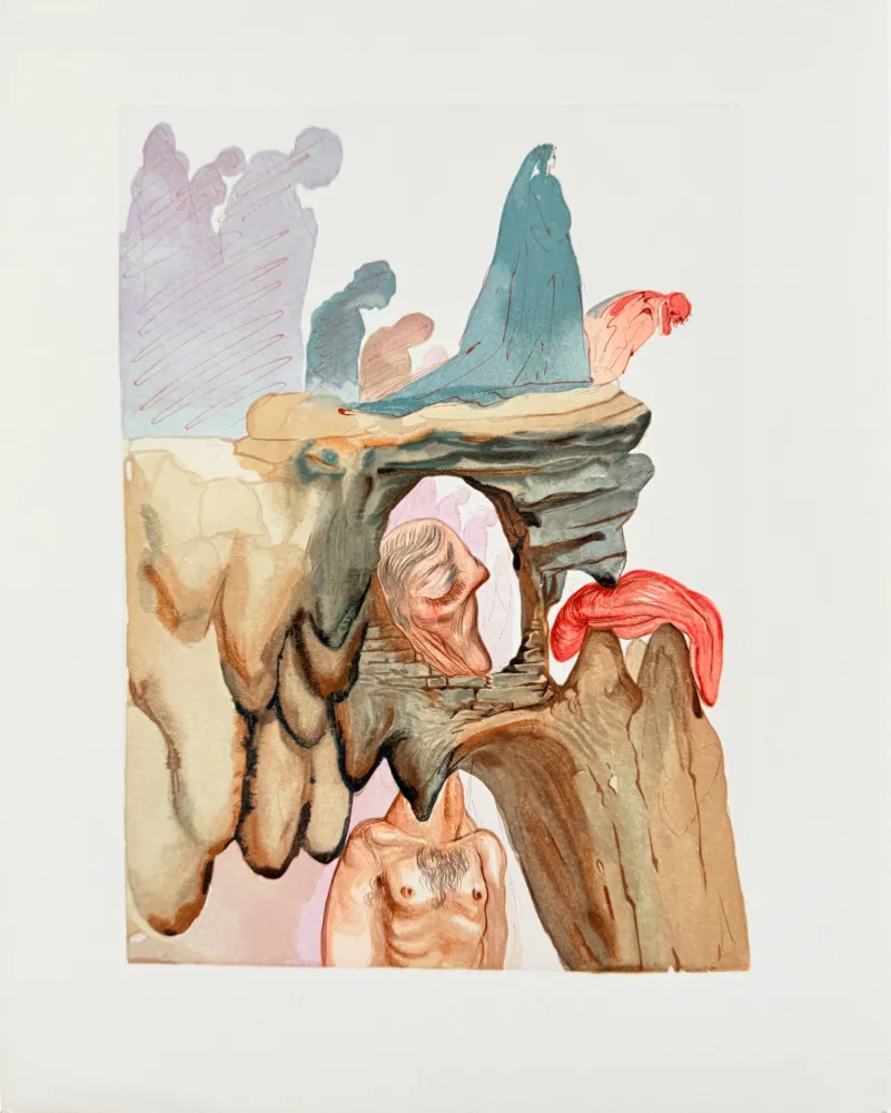 木版 Dali - The Inferno, Canto 22 - The Liars