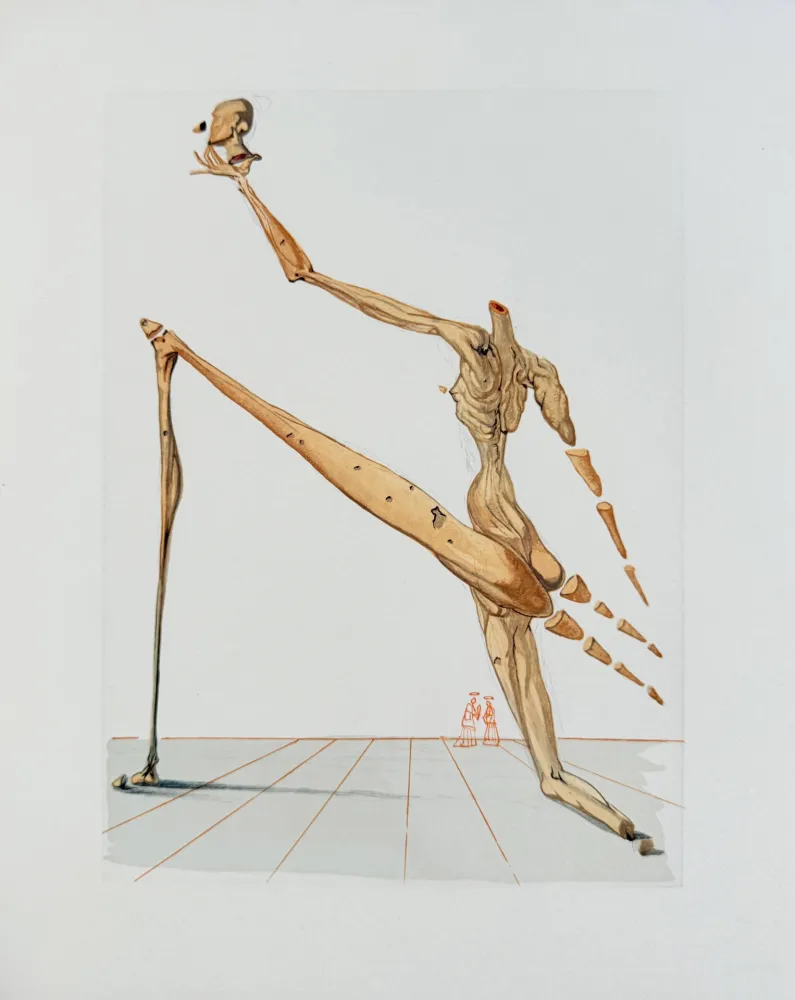 木版 Dali - The Inferno, Canto 28 - Bertan de Horn