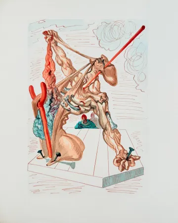 木版 Dali - The Inferno, Canto 29 - The Personators