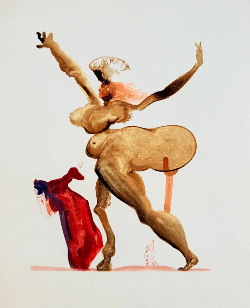 木版 Dali - The Inferno, Canto 33 -  Les Traitres envers leurs hôtes