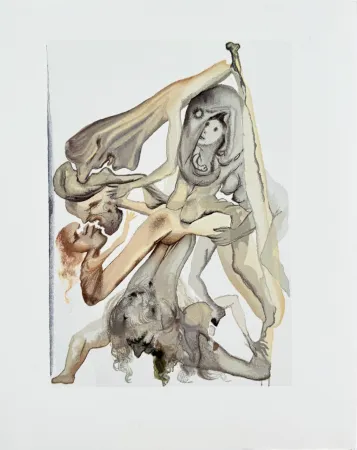 木版 Dali - The Inferno, Canto 4 - Limbo