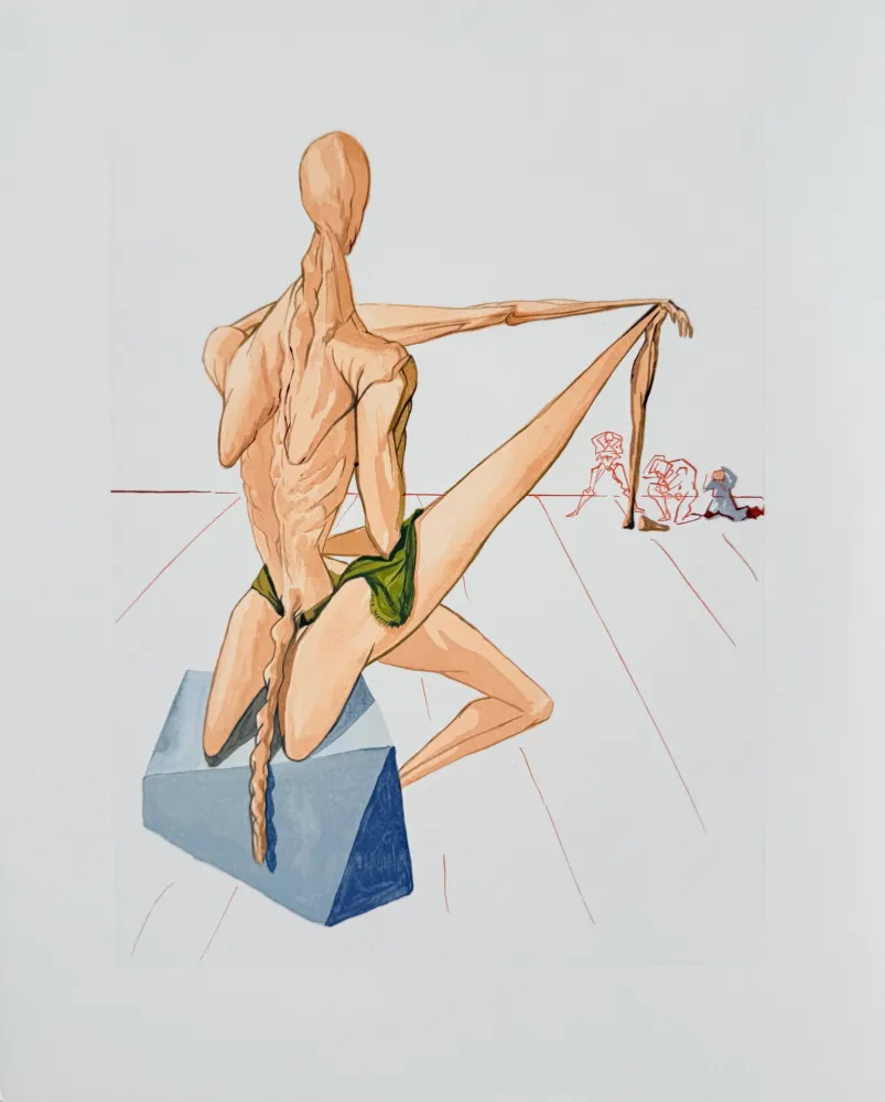 木版 Dali - The Inferno, Canto 5 - Minos