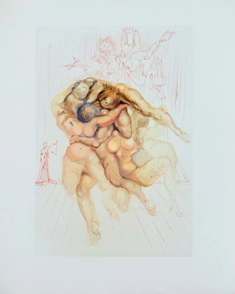 木版 Dali - The Inferno, Canto 8 - The Angry Ones