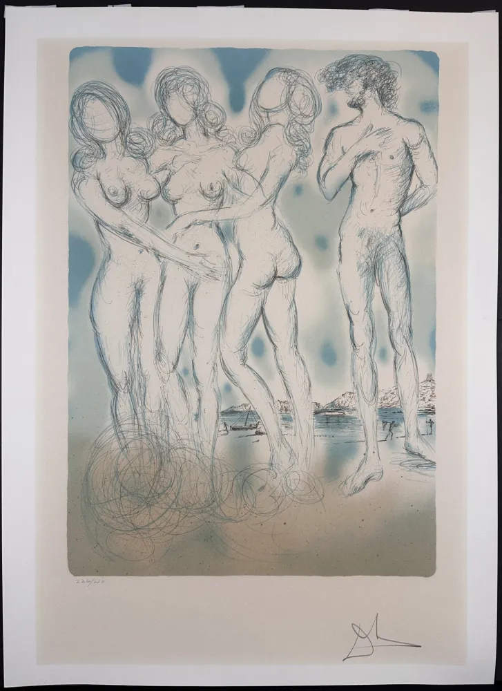 リトグラフ Dali - The Judgment of Paris