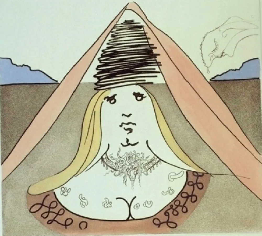 エッチングと　アクチアント Dali - The Lady Dulcinea