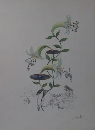 彫版 Dali - The Lily - Lilium Musicum