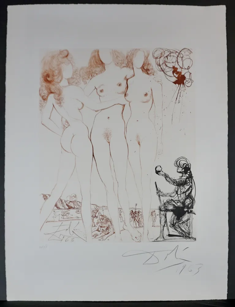 彫版 Dali - The Mythology Judgment of Paris 