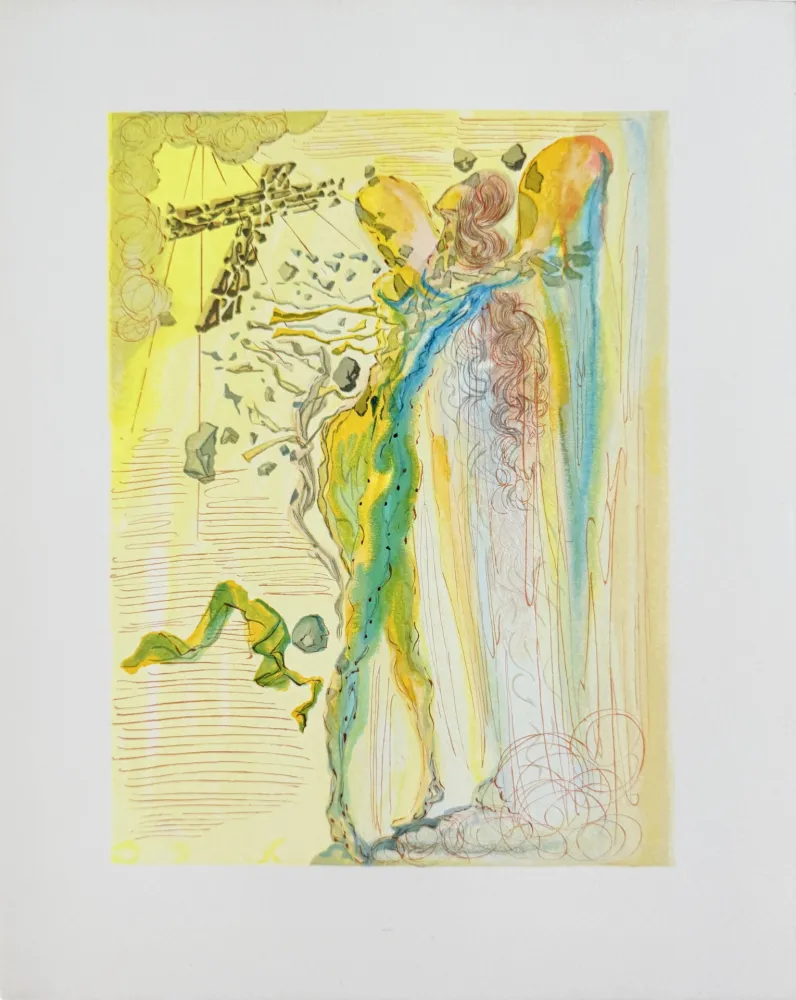 木版 Dali - The Paradise, Canto 12 - L'Eclat des corps glorieux