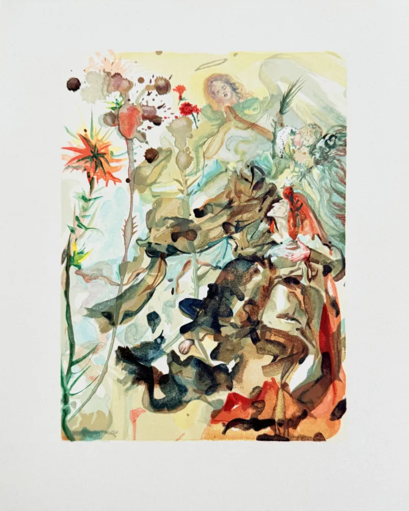 木版 Dali - The Paradise, Canto 25 - St. James of Hope