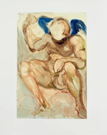 木版 Dali - The Purgatory, Canto 15 - Envy