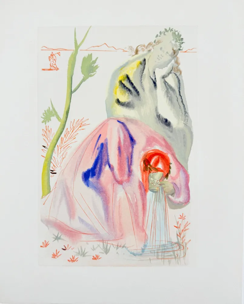 木版 Dali - The Purgatory, Canto 21 - The Source