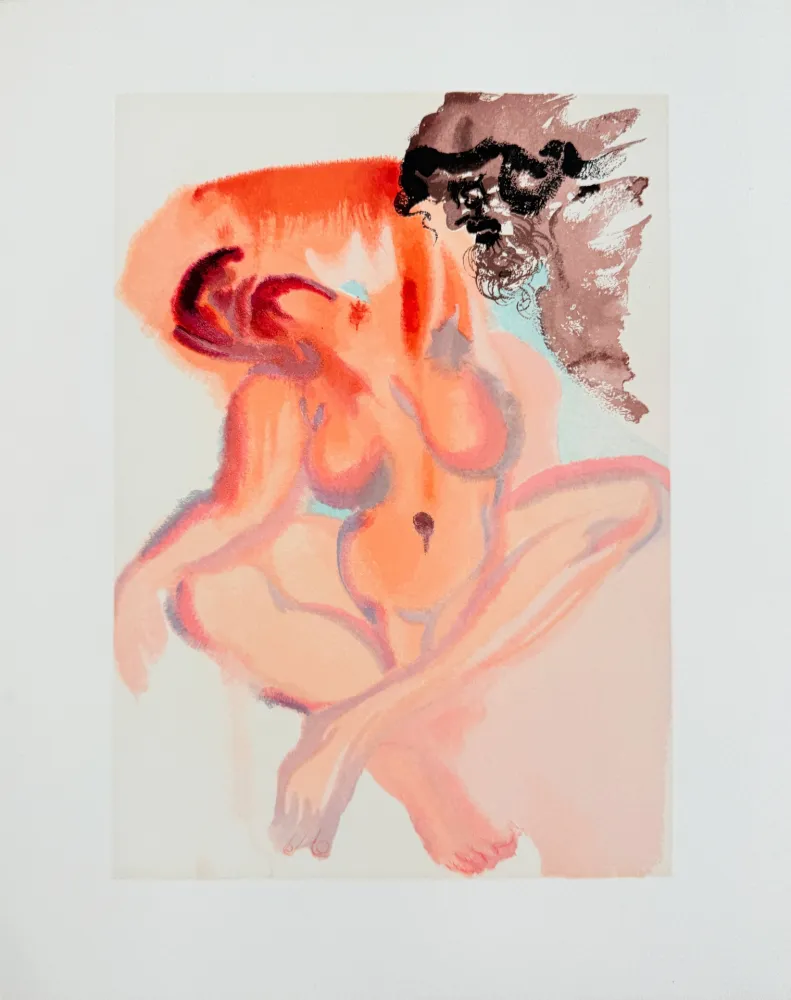 木版 Dali - The Purgatory, Canto 3 - The Indolent Ones