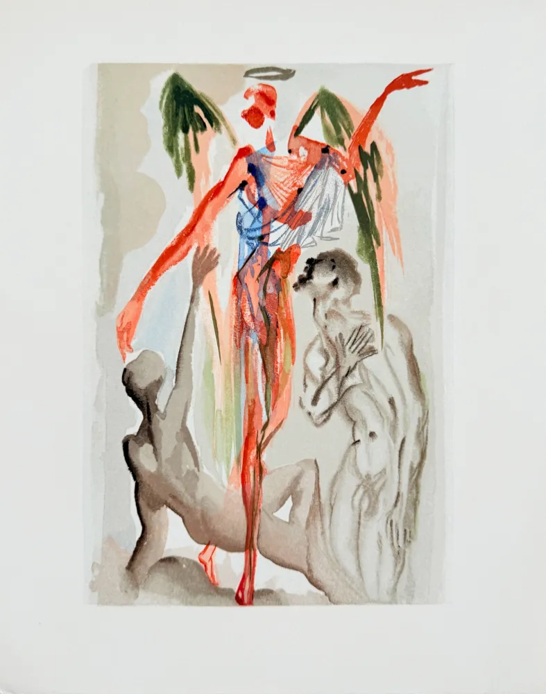 木版 Dali - The Purgatory, Canto 32 - The Barthly Paradise