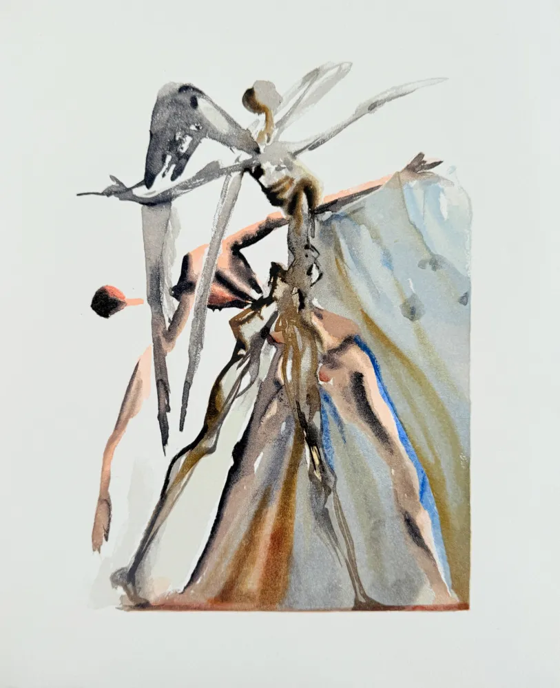 木版 Dali - The Purgatory, Canto 4 - The Negligent Ones