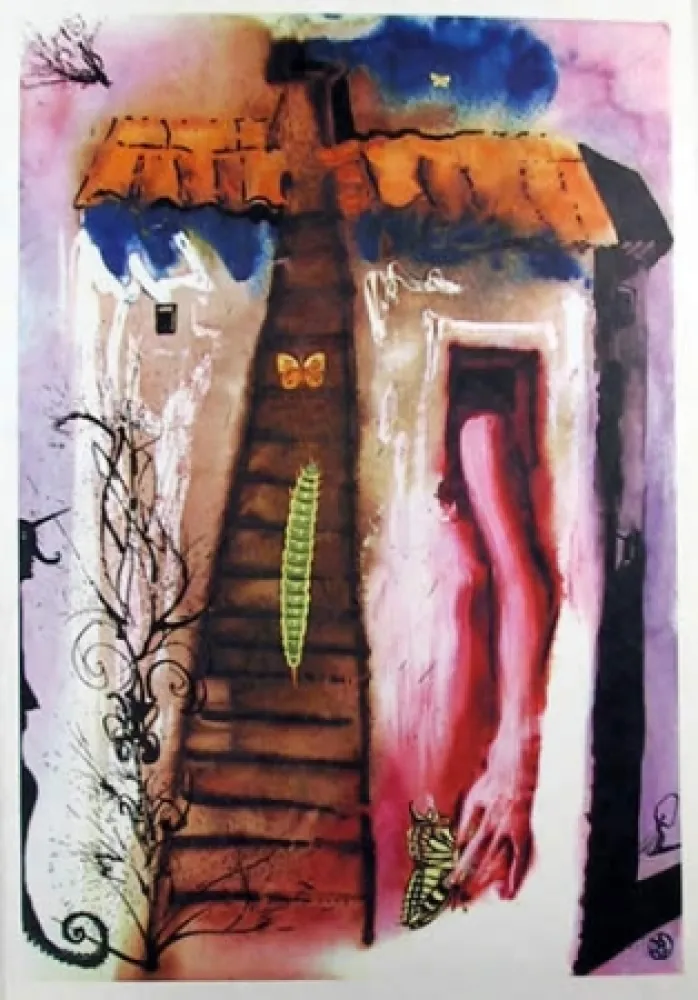 リトグラフ Dali - The Rabbit Sends in a little bill