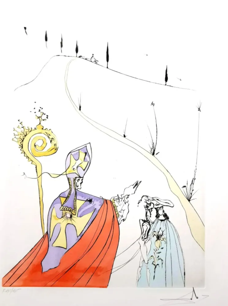 彫版 Dali - The Sacred Love of Gala