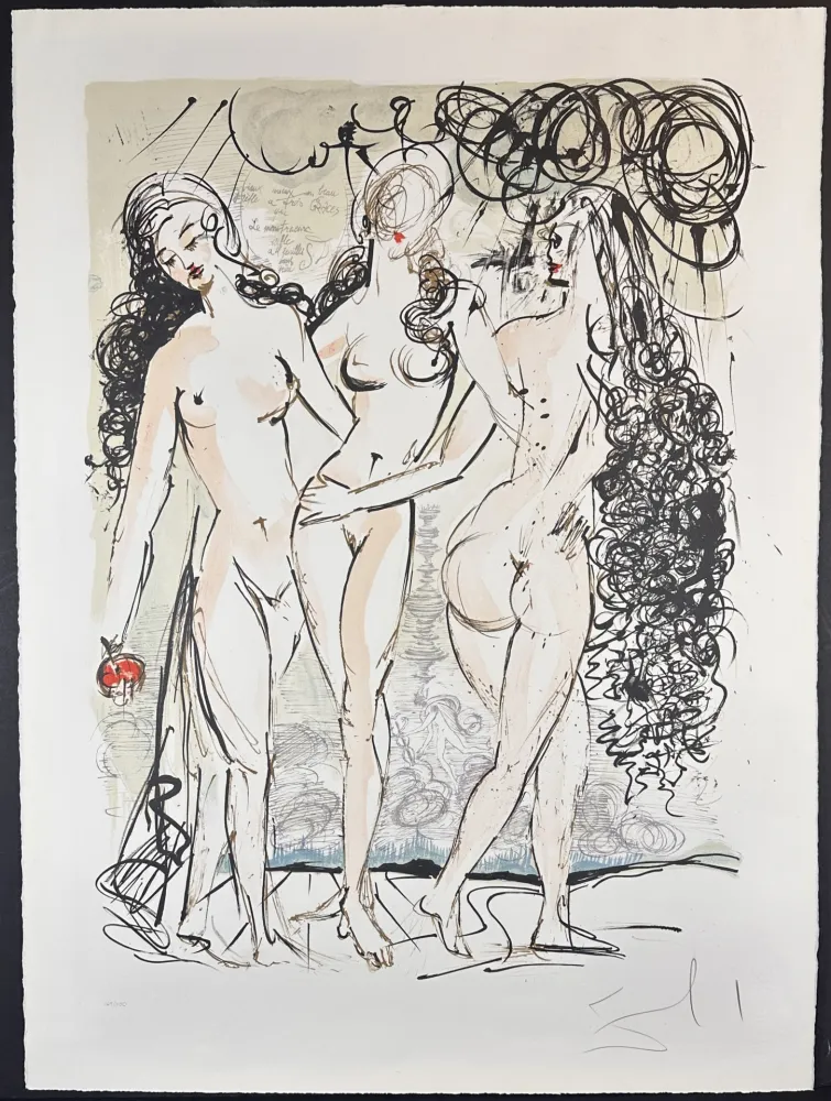 リトグラフ Dali - The Three Graces 