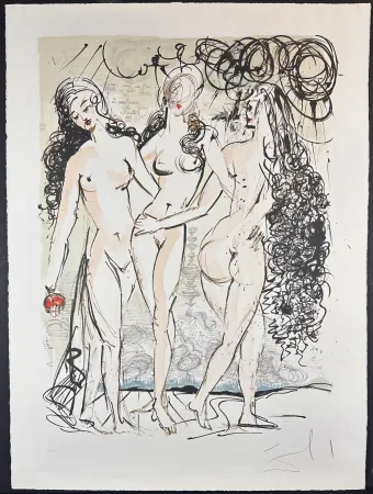 リトグラフ Dali - The Three Graces 