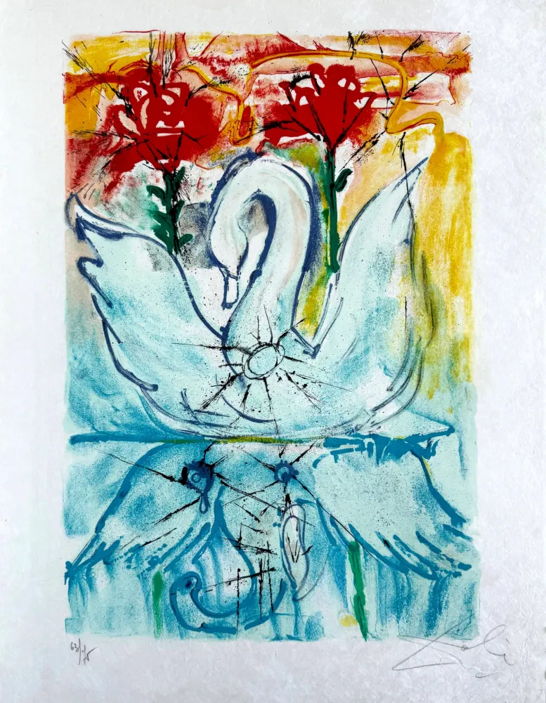 リトグラフ Dali - The Ugly Duckling