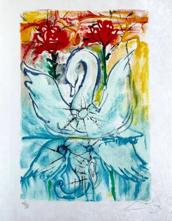 リトグラフ Dali - The Ugly Duckling