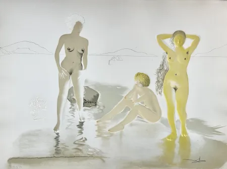 彫版 Dali - Three Graces of Cova d'or