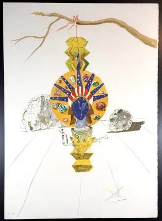 リトグラフ Dali - Time American Clock