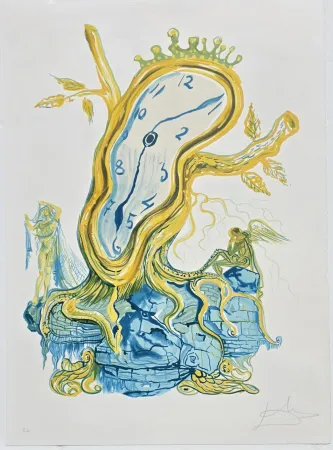 リトグラフ Dali - Time Stillness of Time