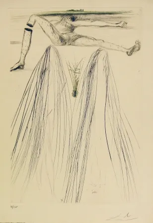 エッチングと　アクチアント Dali - Tristan et Iseult - The Giant Beliagog