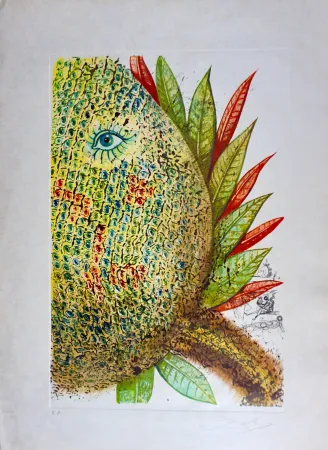 彫版 Dali - Vegetation Inedit (Pineapple)