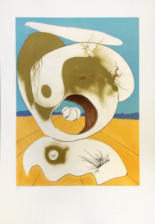 彫版 Dali - VISION PLANETAIRE ET SCATOLOGIC