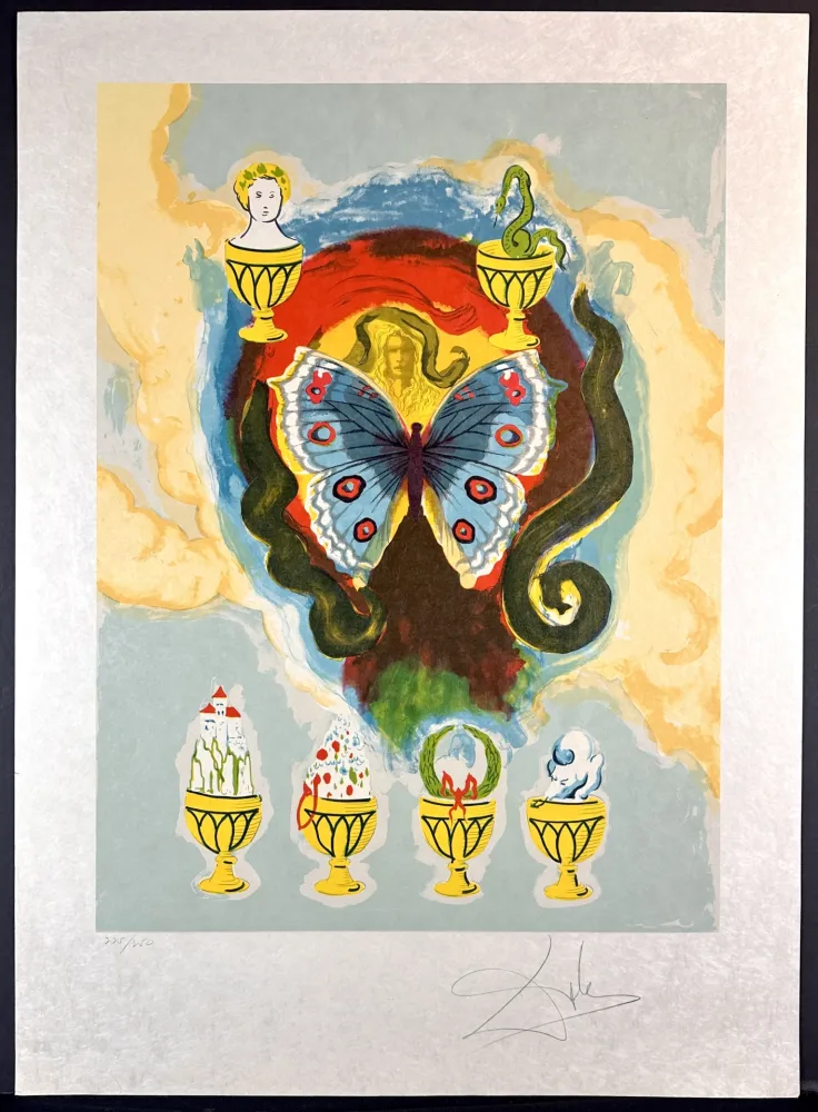 リトグラフ Dali - Wealth Health Fame and Love