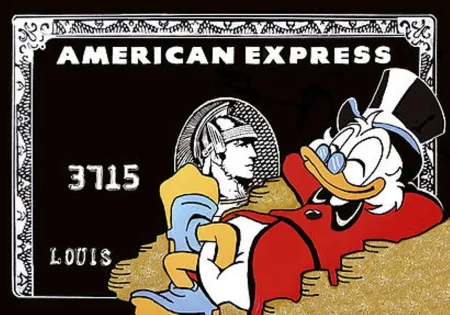 シルクスクリーン Darbon - SCROOGE x BLACK AMEX