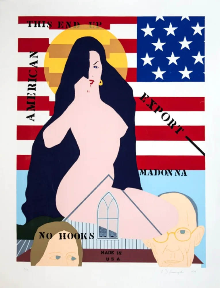 シルクスクリーン D'arcangelo - American Madonna No. 1