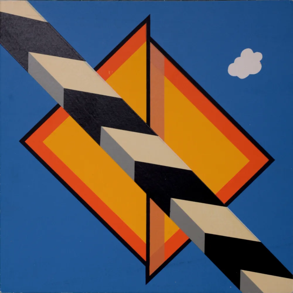 シルクスクリーン D'arcangelo - Composition, 1969