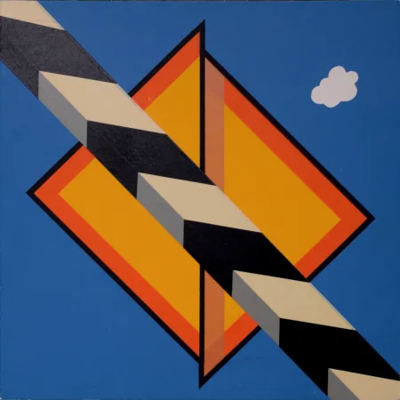 シルクスクリーン D'arcangelo - Composition, 1969